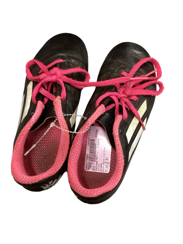 Used Adidas Soccer Cleats Black And Pink Junior 01 11613-S000179463