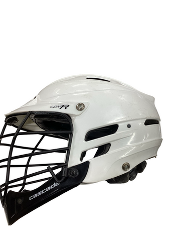 Used Cascade CPR-V Lacrosse Helmet White SM 11613-S000179445