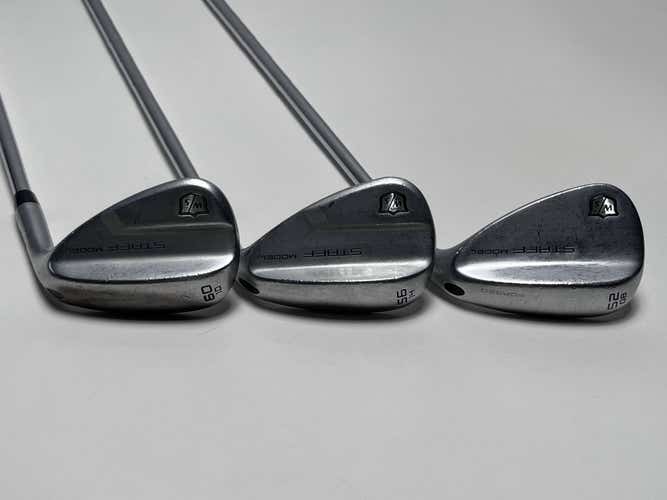 Wilson Staff Model Wedge Set 52* 8 56* 14 60* 10 TT DG S300 120g Stiff Steel RH