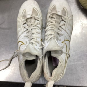 Used Nike LAX Cleats Mens White Senior 10.5 11613-S000179436