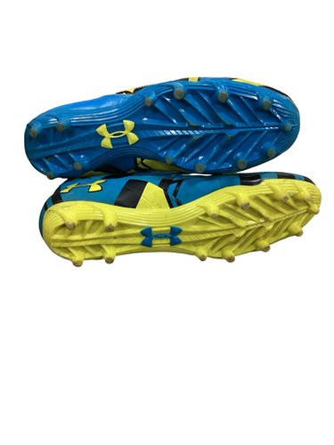 Used Under Armour LAX Cleats Mens Yellow Senior 11 11613-S000179435