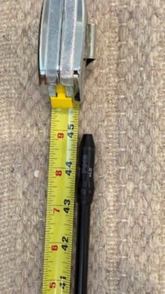 Excellent - Men's Mitsubishi Carbon Black Tensei Driver Shaft Stiff Flex Graphite Shaft (Used)