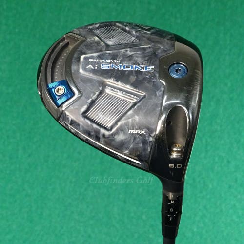 Callaway Paradym Ai Smoke Max 9 Driver Tensei AV Series 65 Stiff w/ HC