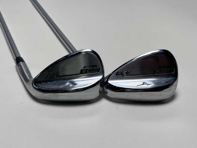 Mizuno T22 Satin Chrome Wedge Set 56* 6 60* 10 TT DG S400 Stiff Steel Mens RH