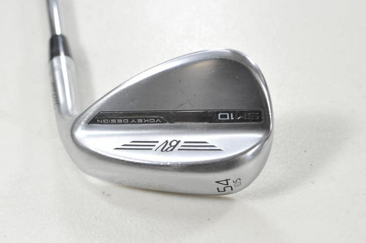 Titleist Vokey SM10 Tour Chrome 54*-10S Wedge Right BV Wedge Flex Steel #213974