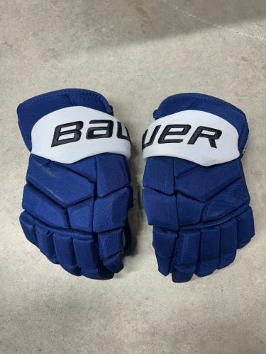13” Bauer Mach Gloves Tampa Bay Lightning Pro Stock (New) NHL