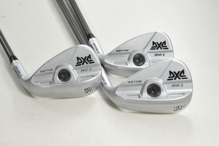 PXG Sugar Daddy III Milled Chrome 50*,54*,58* Wedge Set Regular Graphite #214580