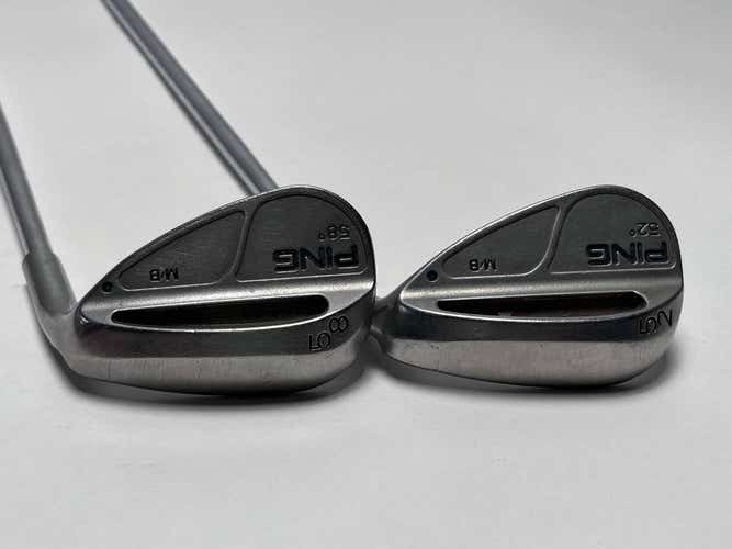 Ping MB Wedge Set 52* 58* Black Dot Wedge Steel Mens RH
