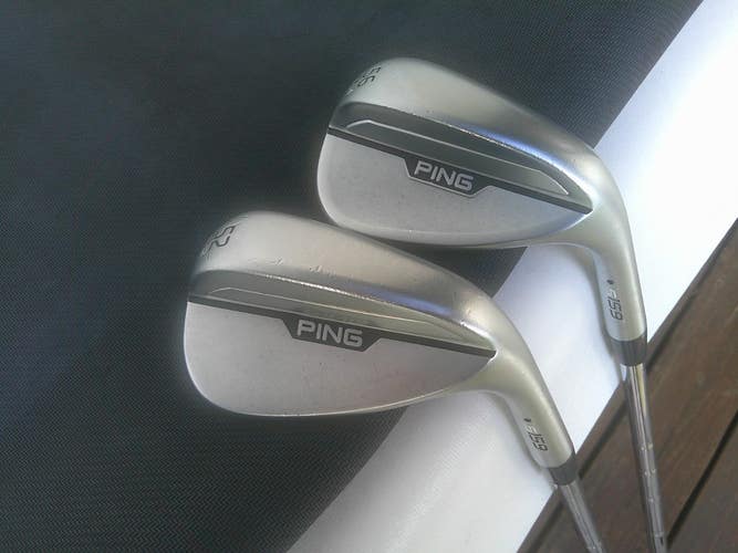 PING S159 (52.12S & 56.14W) Wedge Set Black Dot w/ ZZ 115g Stiff Shafts