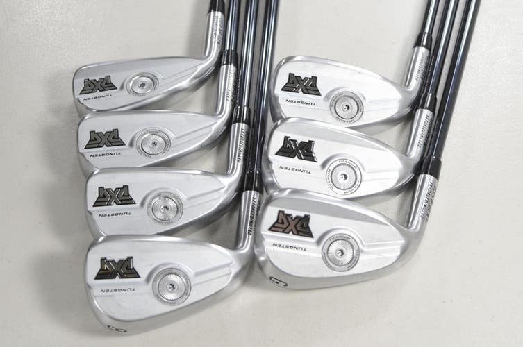LEFT HAND PXG Gen7 0311 XP Chrome 5-W,GW Iron Set Regular Flex Graphite # 214669