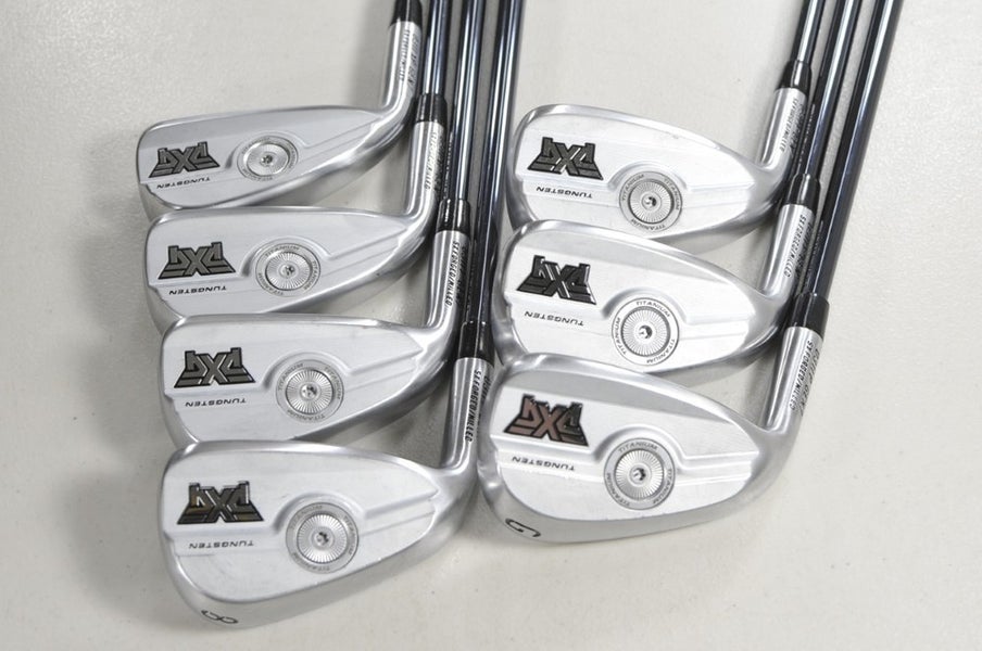 LEFT HAND PXG Gen7 0311 XP Chrome 5-W,GW Iron Set Regular Flex Graphite # 214669