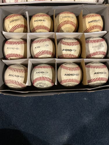 Wilson A1010HS1 Baseballs 12 Pack (1 Dozen) (Used)