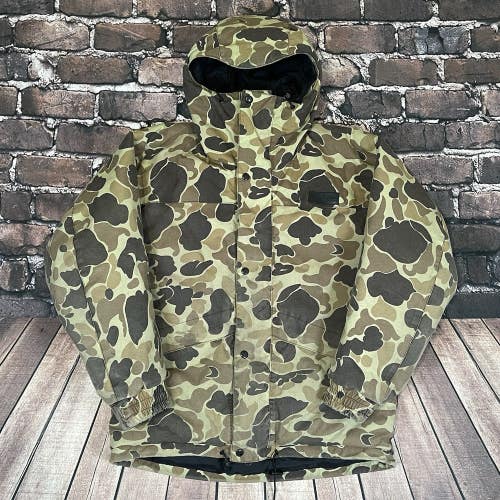 Vintage Gander Mountain Climate+ Camo Puffer Nylon Jacket Men's M/S Made in USA