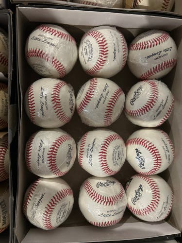 Rawlings Senior League Baseballs 12 Pack (1 Dozen) (New)