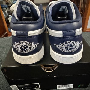 Mens 11- Nike Air Jordan 1 Low AJ1 Midnight Navy 553558-141