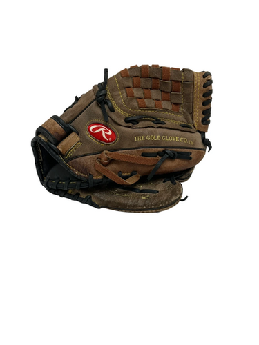 Used Rawlings PP1910DB BB/SB Glove RH Throw Brown 12" 11692-S000148787