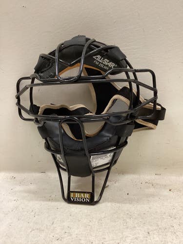 Used All Star FACE MASK UMP Batting Helmet Mask Black LG 11725-S000498085