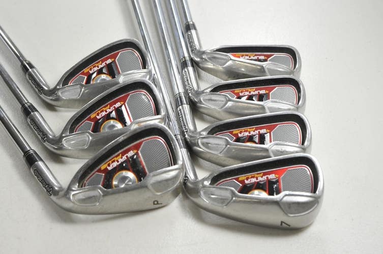 TaylorMade Burner Plus 4-PW Iron Set Regular Flex Right 85g Steel # 213450