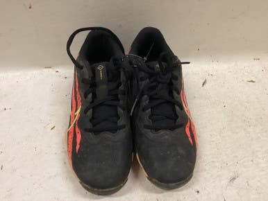 Used Nike DIAMOND BB CLEATS BB/SB Cleats Black And Orange Junior 02.5 11725-S000498301
