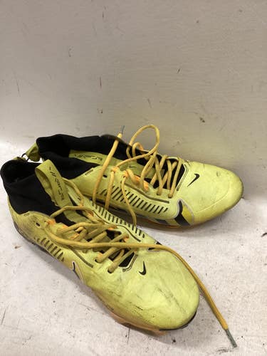 Used Nike Adult FB Cleats Yellow Senior 10.5 11725-S000499503