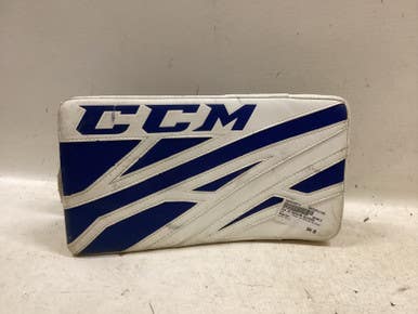 Used CCM JR REGULAR BLOCKER Junior Goalie Blocker White 11725-S000499573