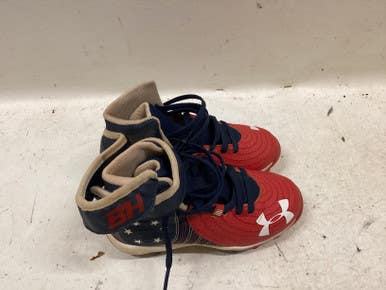 Used Under Armour BH BB/SB Cleats Navy Blue Youth 12.0 11725-S000497678