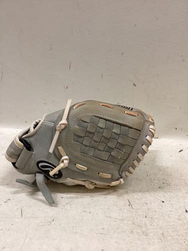 Used Rawlings HFP105GW RH Throw Fastpitch Gloves Grey 10 1/2" 11725-S000498857