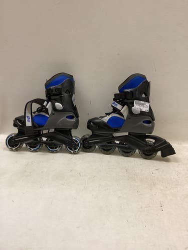 Used ULTRALINER SKATES Junior Rec Fitness Skates Royal Blue Adjustable 11725-S000499034