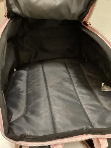 Used Easton ELITE BACK PACK - PINK ROSE GOLD BB/SB Player Backpack Black And Pink 11725-S000499046