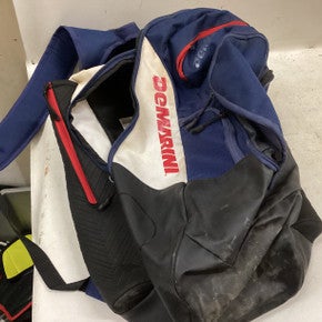 Used Demarini 2 BAT BACKPACK BB/SB Player Backpack White/Red/Navy 11725-S000499162
