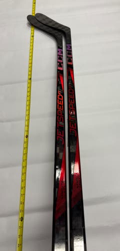 Junior CCM JetSpeed FT7 Pro Left Hand Hockey Stick P28 30 Flex (2-Pack)