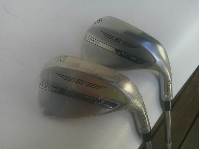 Titleist BV SM10 Tour Chrome (52.12F & 56.08M) Wedge Set w/ Wedge Flex Shafts