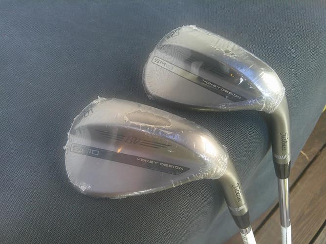 Titleist BV SM10 Nickel (56.12D* & 60.08M*) Wedge Set w/ Wedge Flex Shafts