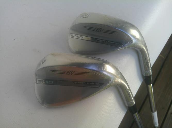 Titleist BV SM10 Tour Chrome (54.08M* & 58.06K*) Wedge Set w/ Wedge Flex Shafts
