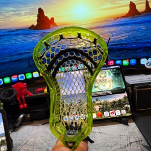 New ECD ION Lime freshly strung by Lacrosse Unlimited with Hero Volt yellow Striker $125
