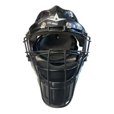 Used All-Star CATCHERS HELMET Catchers Helmet w/Mask Black M/L 11760-S000090189