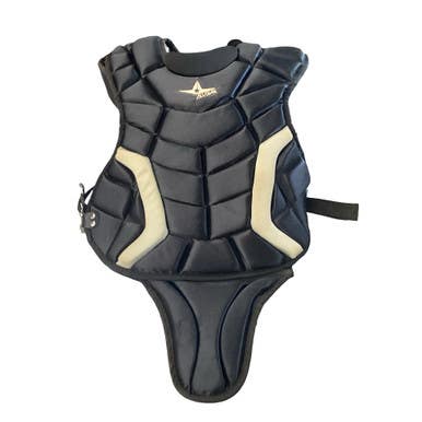 Used All-Star ALL-STAR CHEST PROTECTOR Catchers Chest Protector Black Adult 11760-S000090191