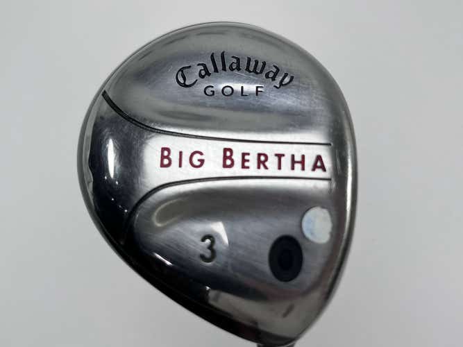 Callaway Big Bertha 2004 3 Fairway Wood 15* RCH 75w Regular Graphite Mens RH