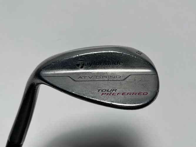 LEFTY TaylorMade Tour Preferred Wedge 60* ATV-Grind KBS Tour-V Wedge Steel LH