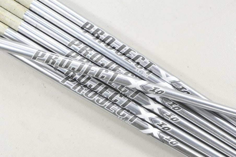Project X IO 5.5 105g Regular Flex 7pc Iron Shaft Set .355" Steel # 213682
