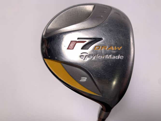 TaylorMade R7 Draw 3 Fairway Wood 15* REAX 55g Regular Graphite Mens RH