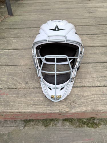 White All-Star Catcher's Mask (Used)