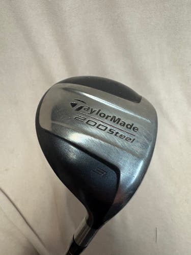 Men's TaylorMade 200 steel Right Handed Fairway Wood Stiff Flex 3 Wood (Used)