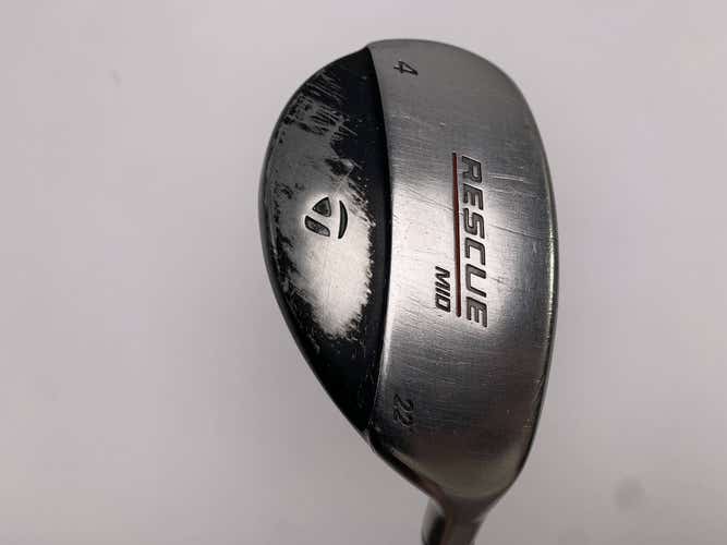 TaylorMade Rescue Mid 4 Hybrid 22* Regular Graphite Mens RH