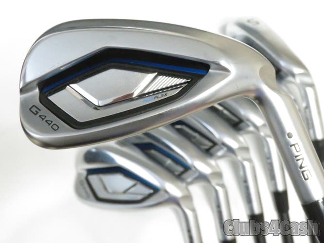 PING G440 Irons Black Dot Alta CB Blue Regular Flex 5-P+Uw  +1" TALL