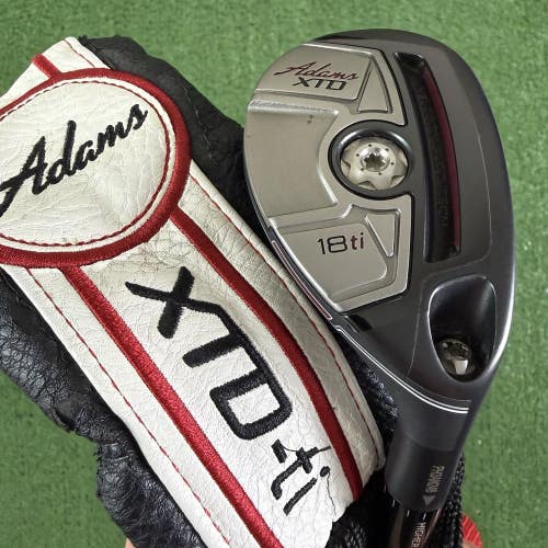 Adams XTD Ti 18* 3H Hybrid Extra Stiff X Flex UST Mamiya Proforce V2 370 Hybrid