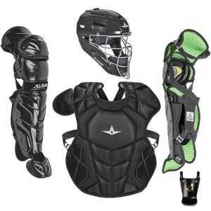 Black All Star System 7 Axis (12-16) Catcher's Set (New)