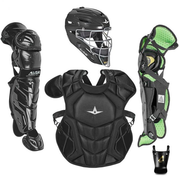 Black All Star System 7 Axis (12-16) Catcher's Set (New)
