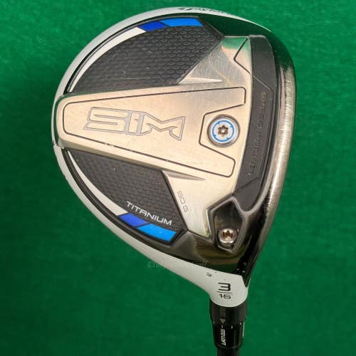 TaylorMade SIM Titanium 16 Fairway Wood 3 Tensei 1K Black 75 Extra Stiff