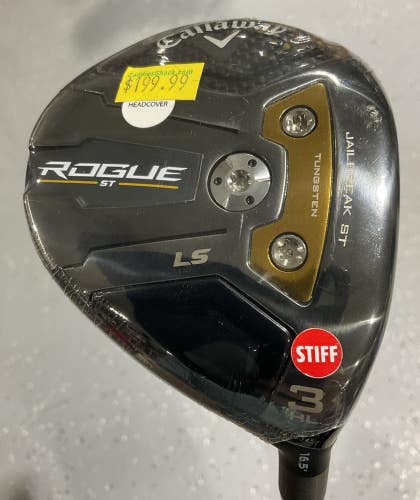 Callaway ROGUE ST LS 16.5 #3 Fairway Wood 43" TENSEI AV Series 75 Stiff Flex RH